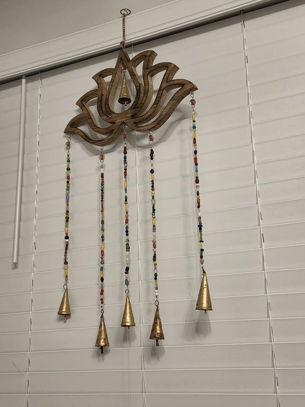 Wooden Lotus Bell Wind Chime